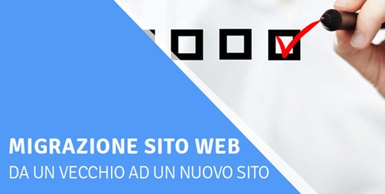Passare da vecchio a nuovo sito